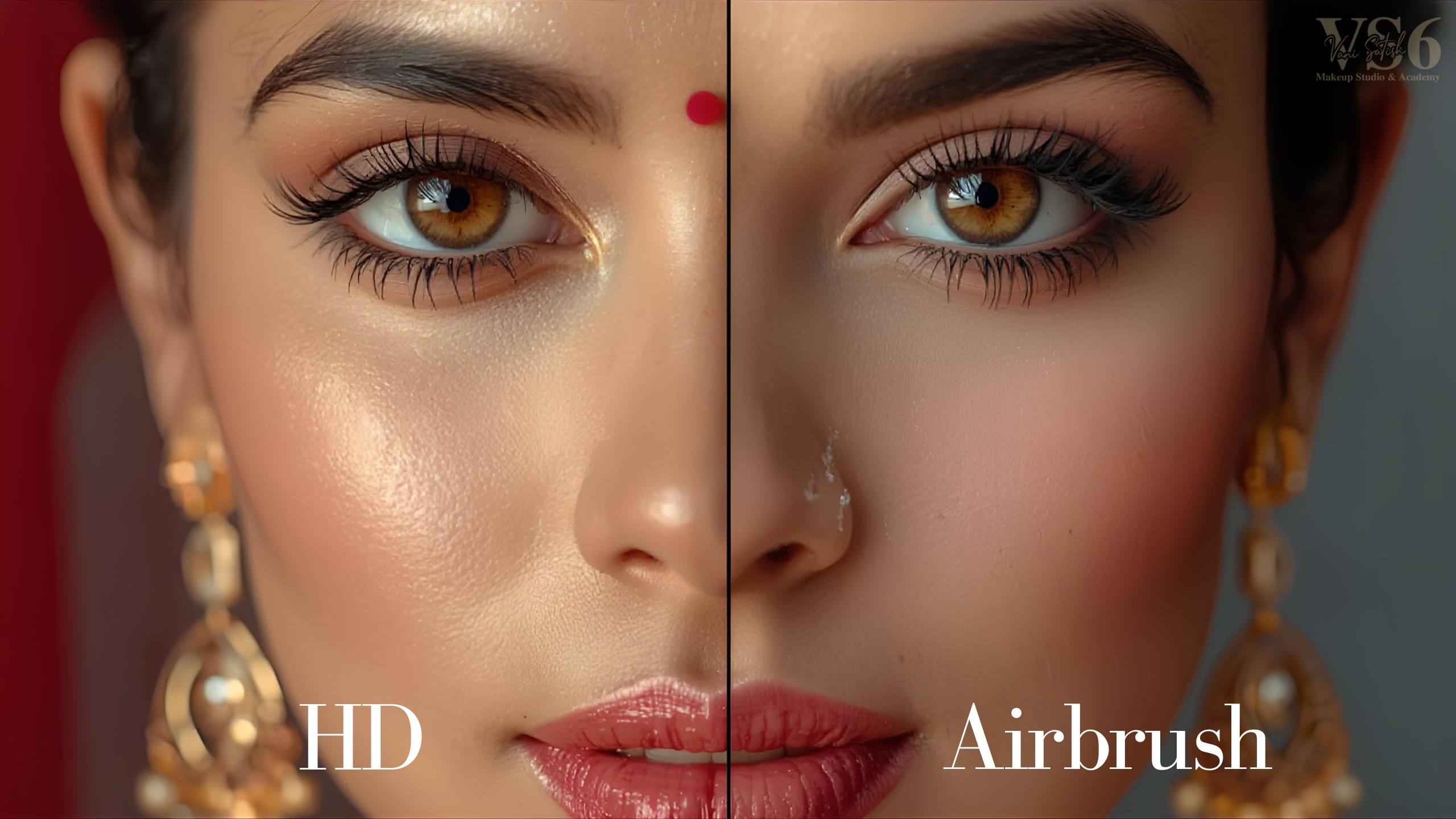 Professional bridal and event makeup services in Bangalore by VS6 Makeup Studio & Academy