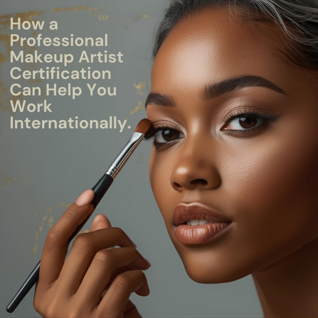 Professional makeup artist certification training in Bangalore for international beauty industry careers