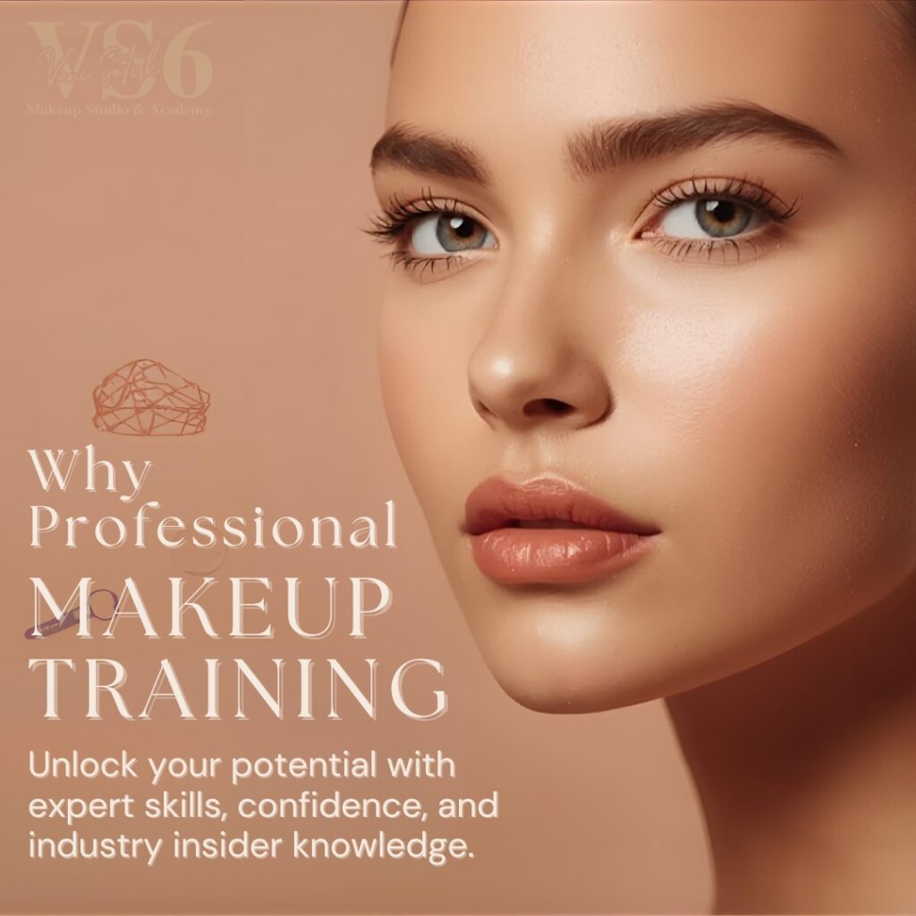 Professional makeup training at VS6 Makeup Studio & Academy Bangalore for beauty career